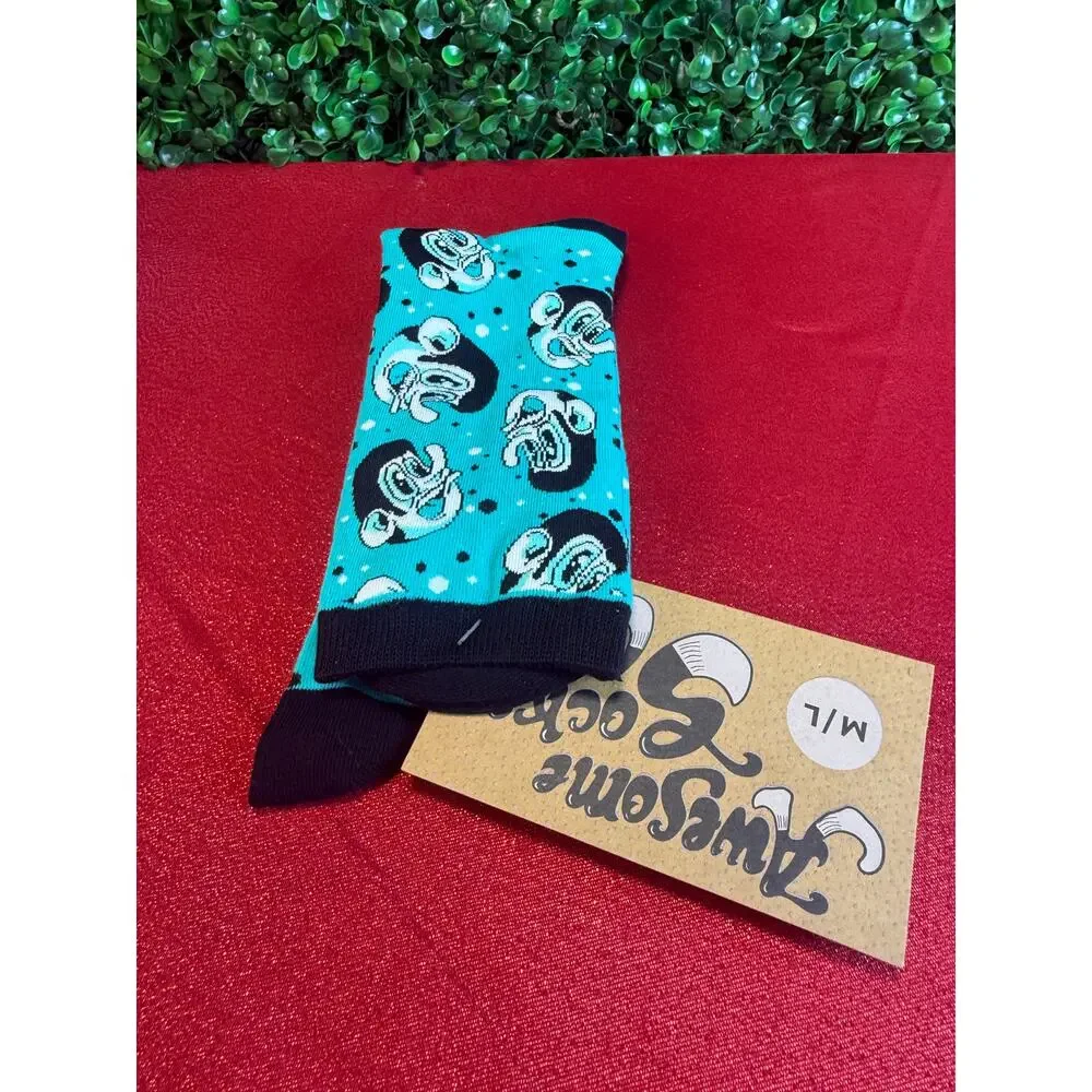New Awesome Socks Club 'Fun Uncle Frank' by Max Mahn Crew Socks ~ Size M/L Gift